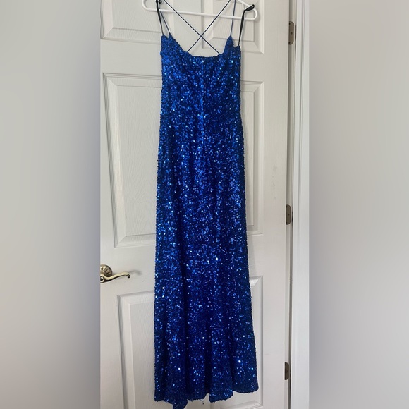 COPY - Formal Sequin Prom Dress - Picture 5 of 6